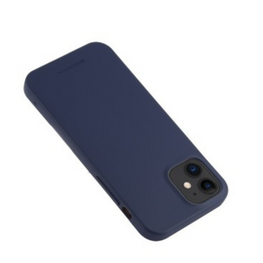 iPhone 12 Pro Max Compatible Case with Premium Soft Feeling Jelly - Navy